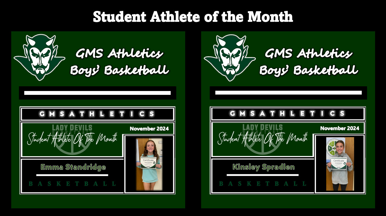 Student Athlete of the Month