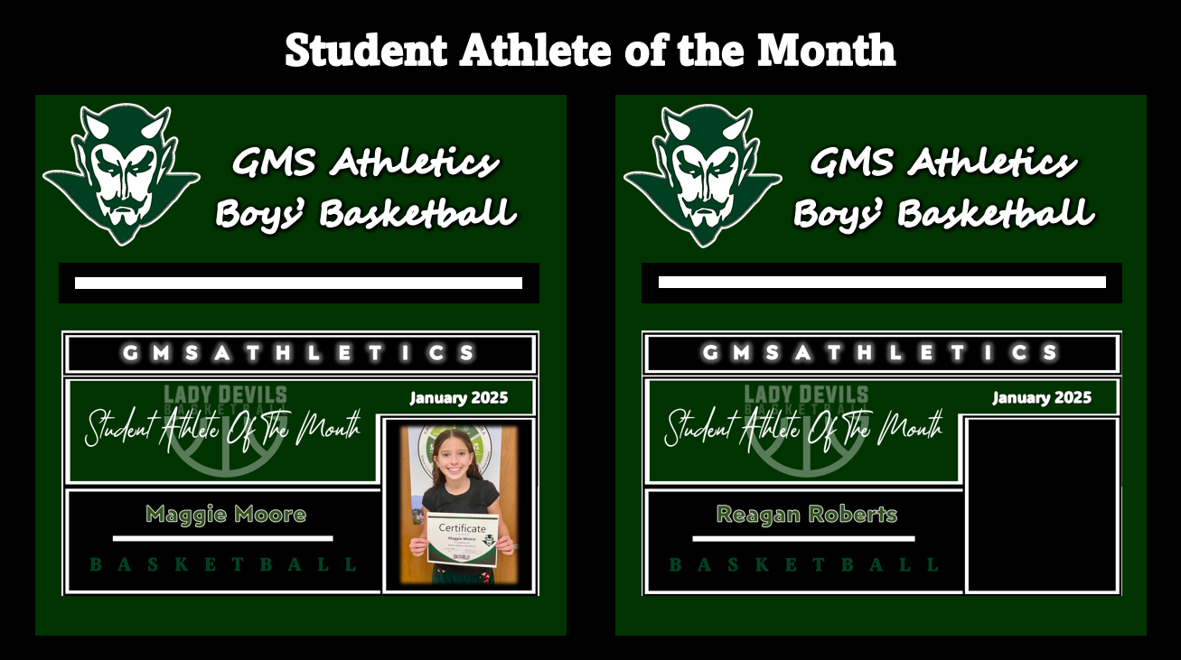 Student Athlete of the Month