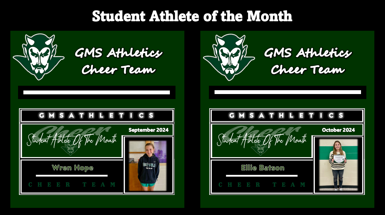 Student Athlete of the Month