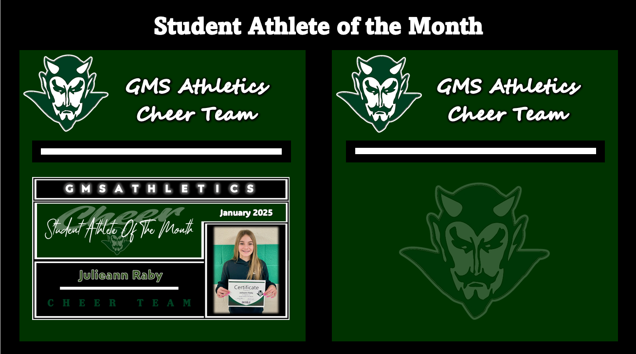 Student Athlete of the Month