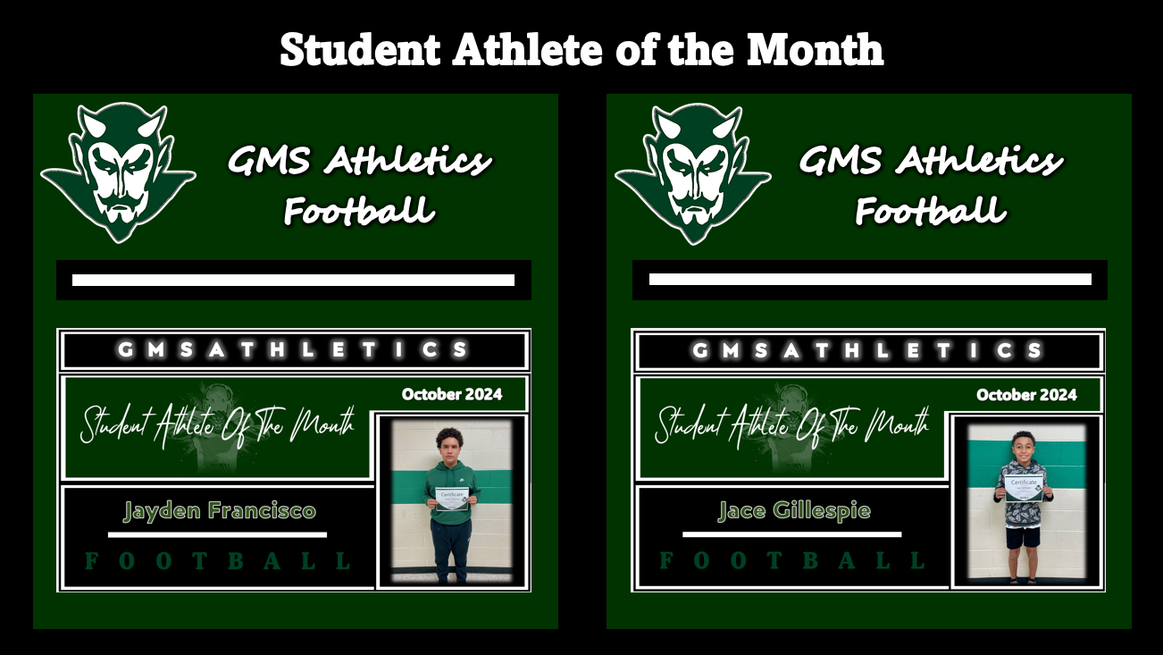 Student Athlete of the Month