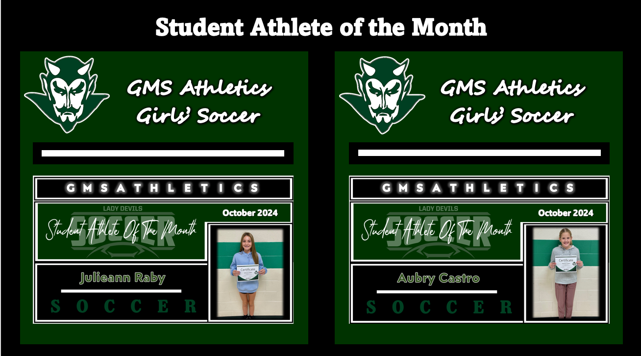 Student Athlete of the Month