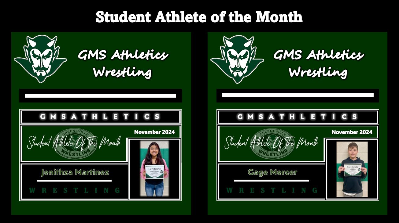 Student Athlete of the Month