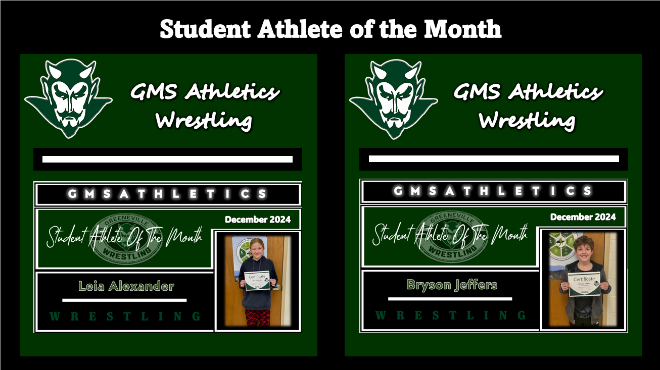 Student Athlete of the Month