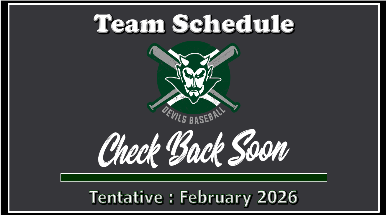 Baseball Schedule