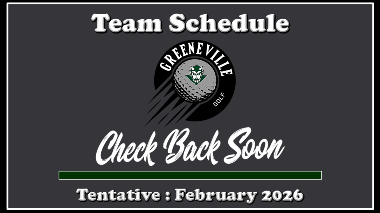 Golf Schedule