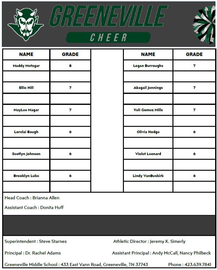 Cheer Team
