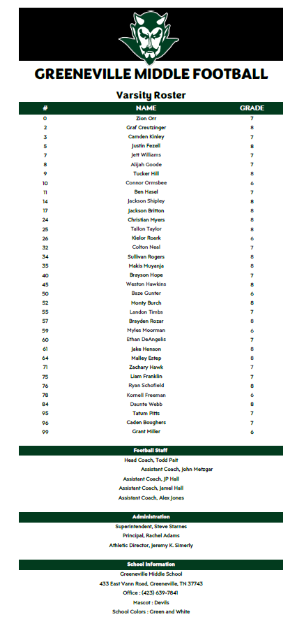 Roster
