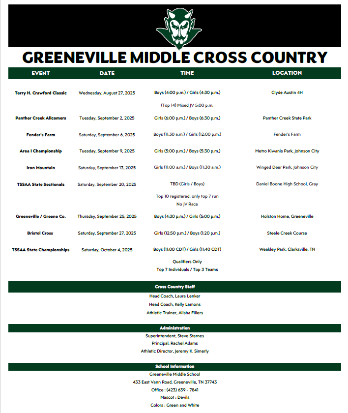 Schedule
