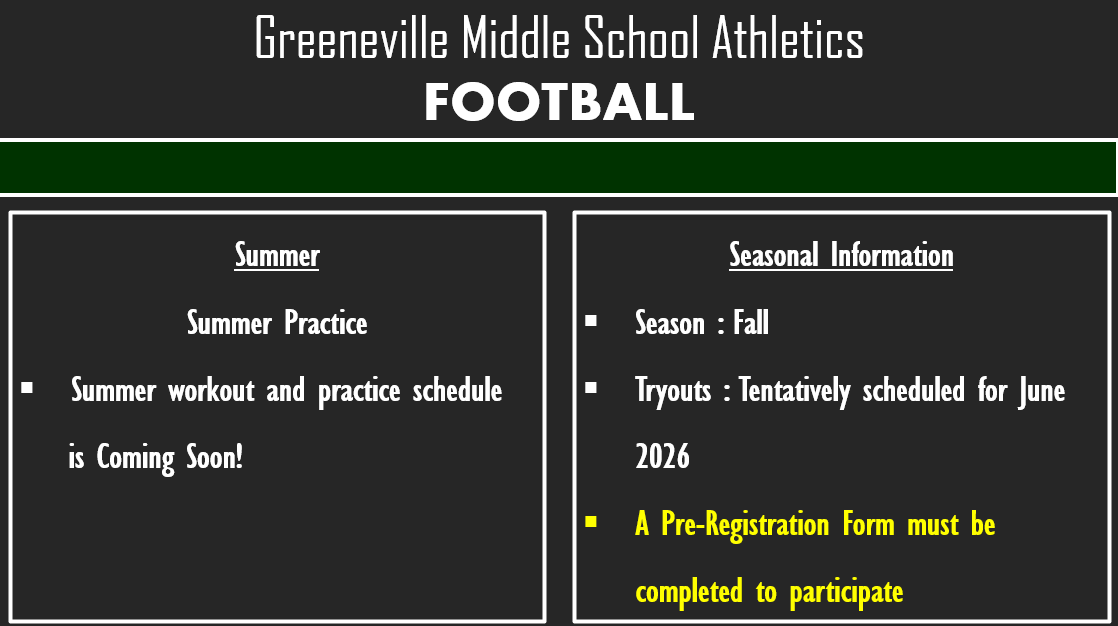 Summer Information