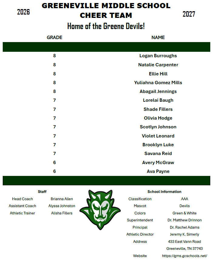 Roster