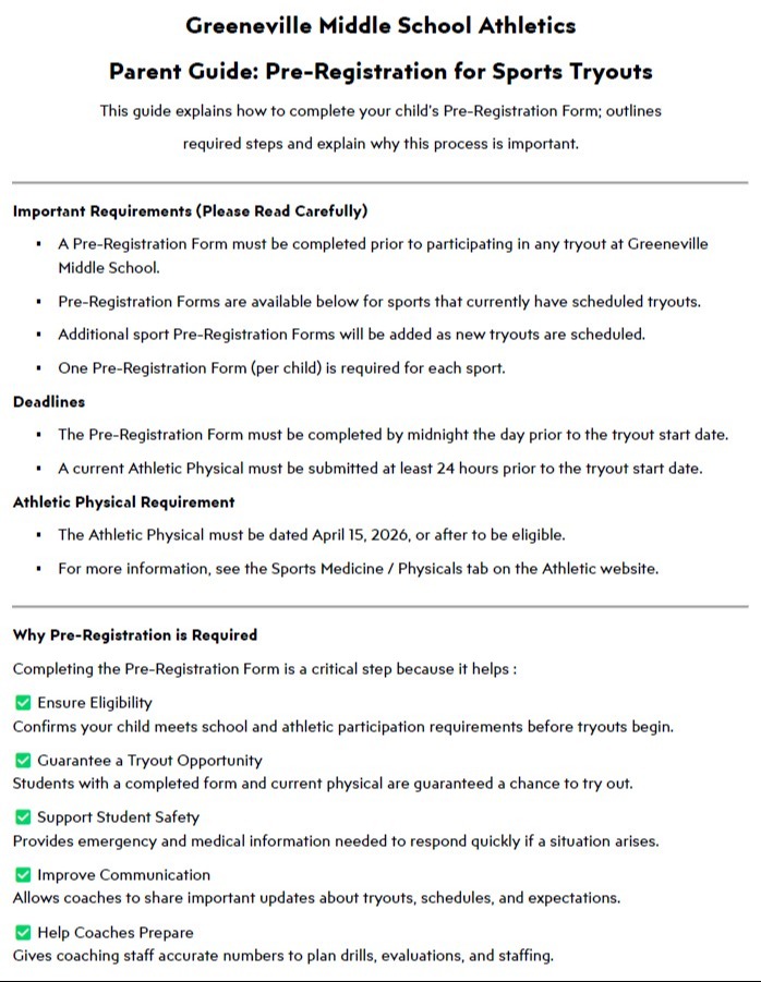 Pre-Registration