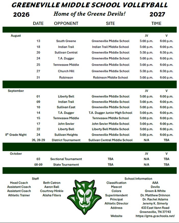 Schedule
