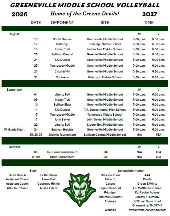 Schedule