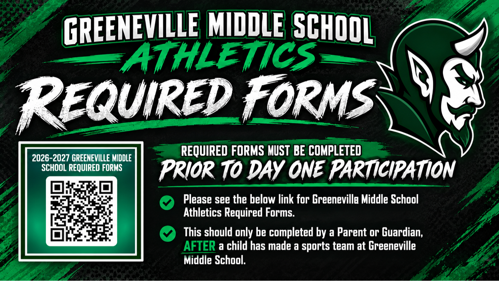 Required Athletic Forms