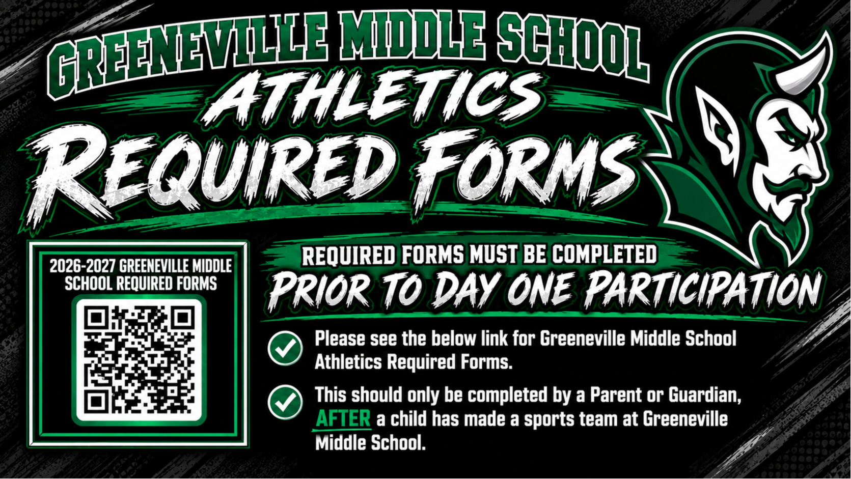 Required Athletic Forms