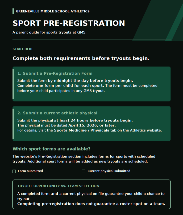 Pre-Registration