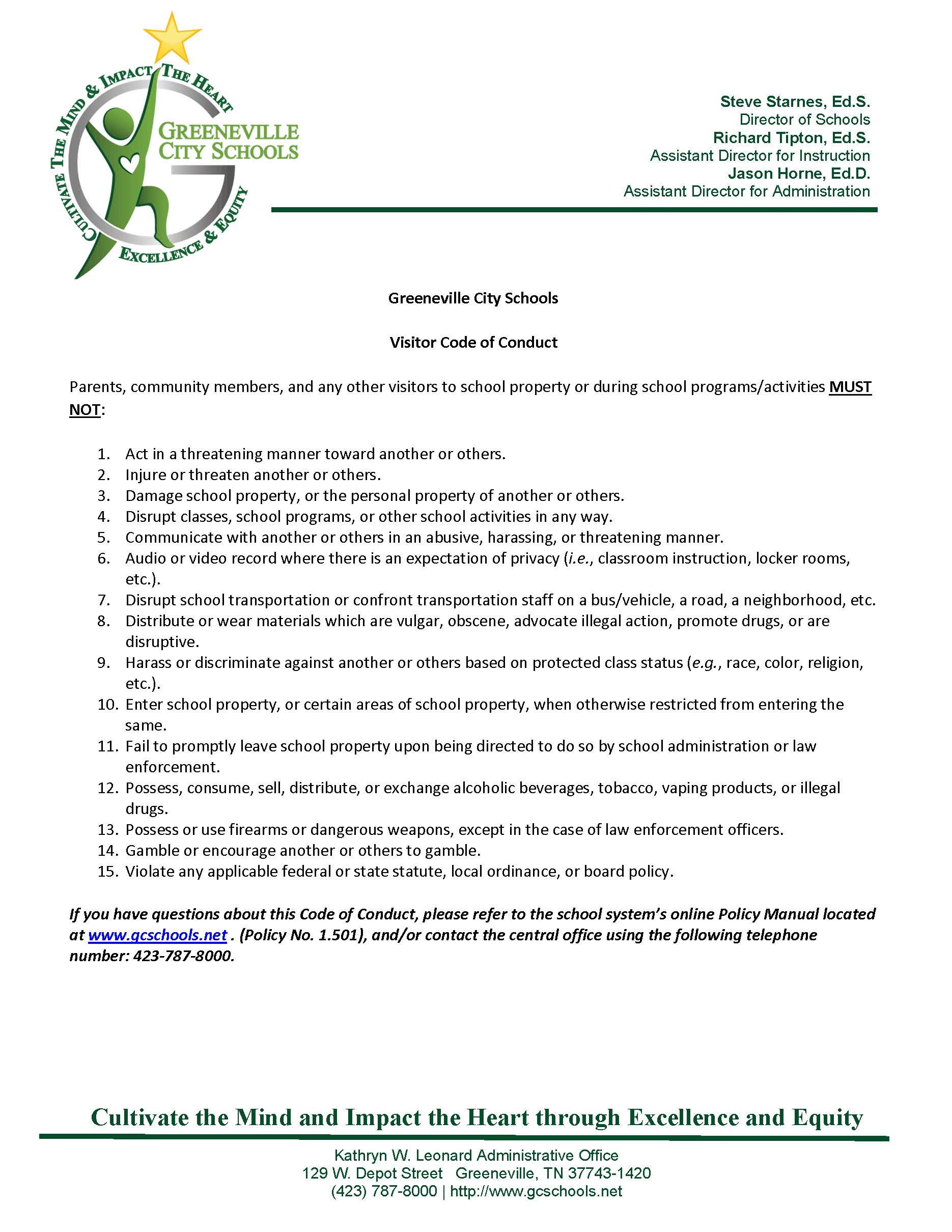Code of Conduct
