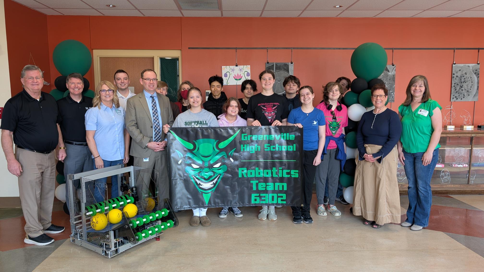 GHS Robotics Team with Community and TVA Supporters