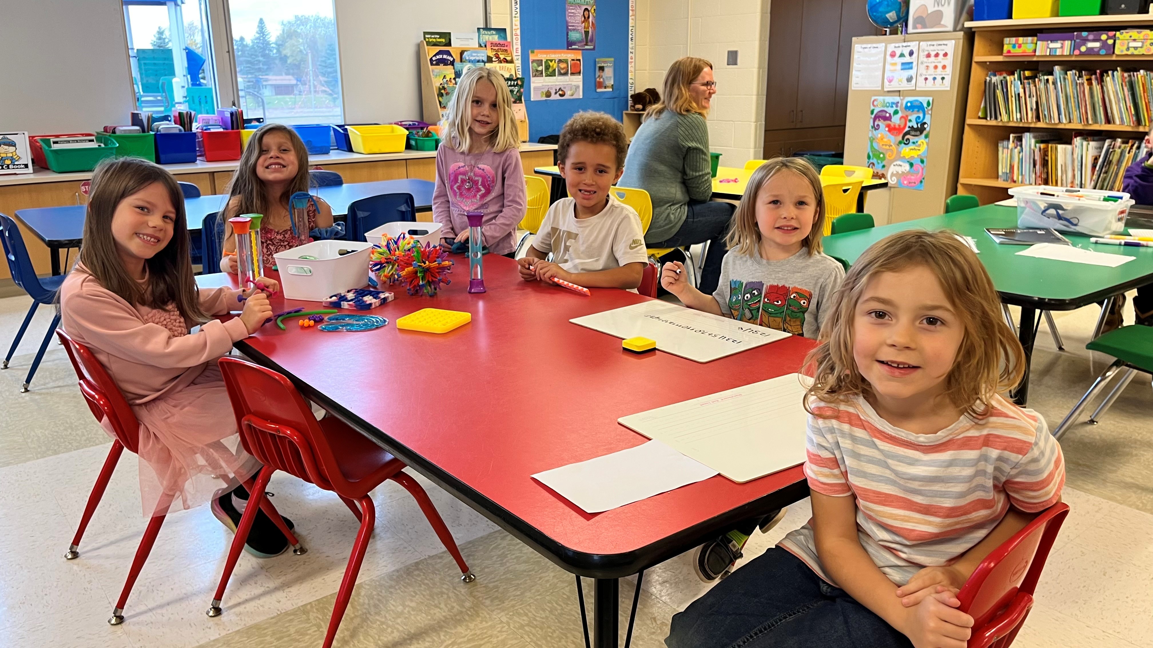 kindergarten students