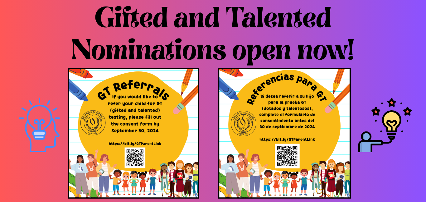 Gifted and Talented Nominations 2025