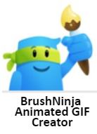 Brush Ninja  Logo