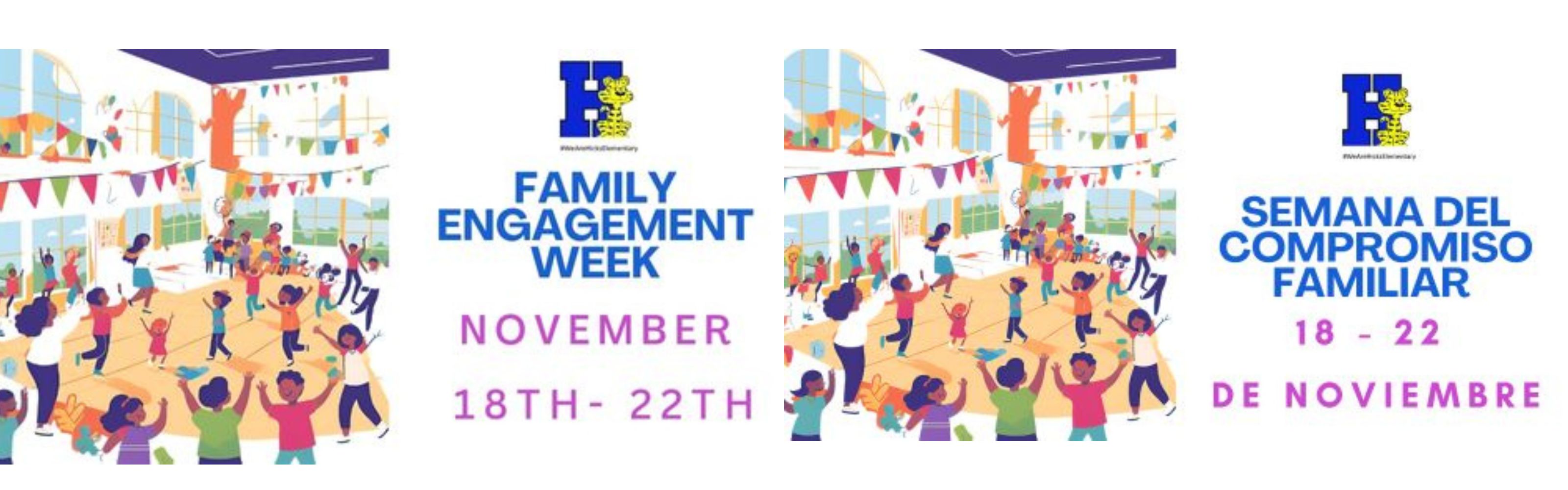 Family Engagement Week from Nov 18th to Nov 22nd