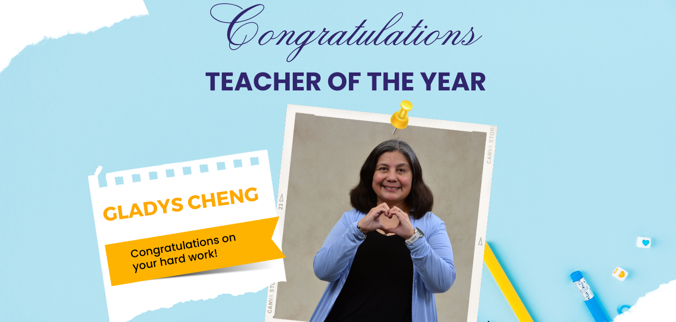Congratulations Landis Elementary Teacher of the Year Gladys Cheng