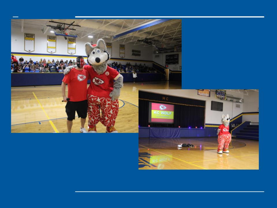 KC Wolf visits MC School