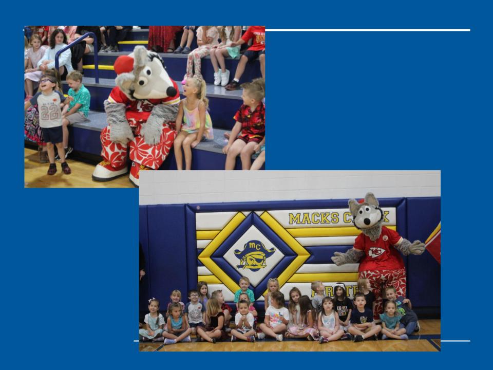 KC Wolf visits MC School