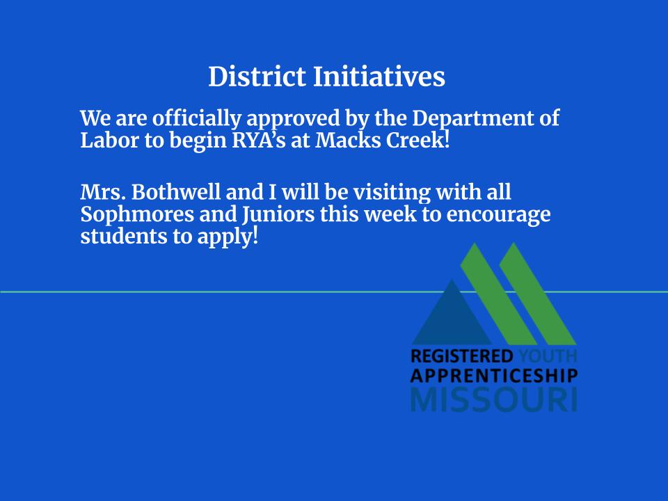 Principals' Report Slide