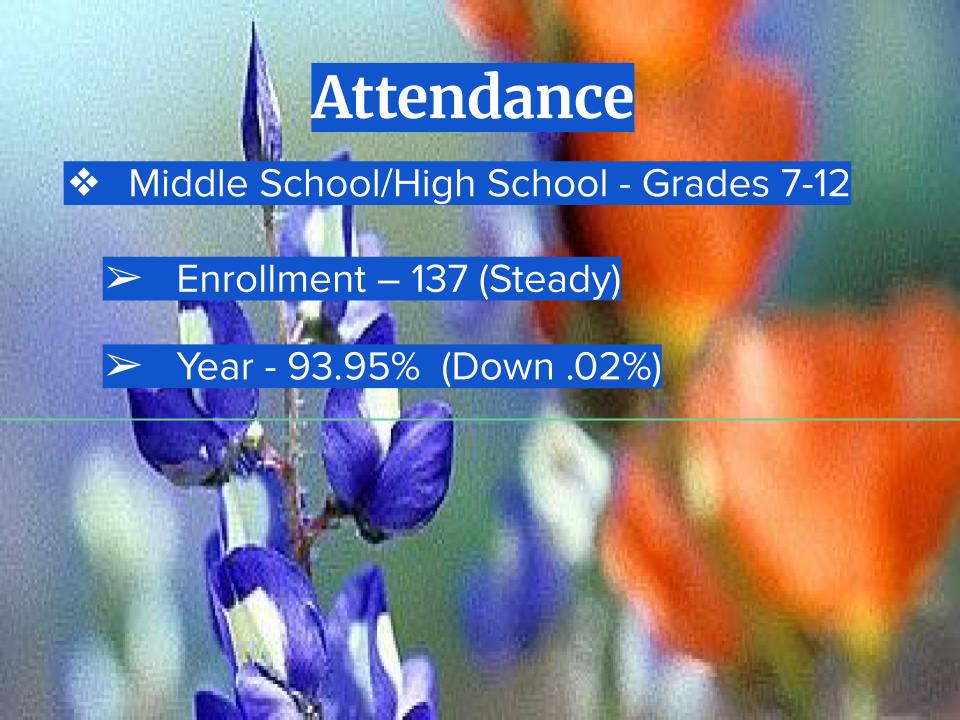Principals' Report Slide