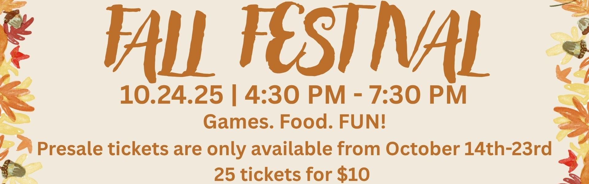 Fall festival Flyer