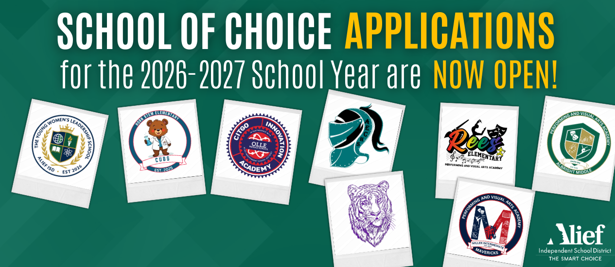 School of Choice Applications Now Open Banner