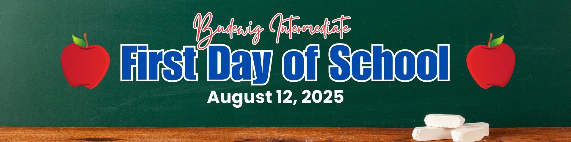 First Day of School- August 12th 