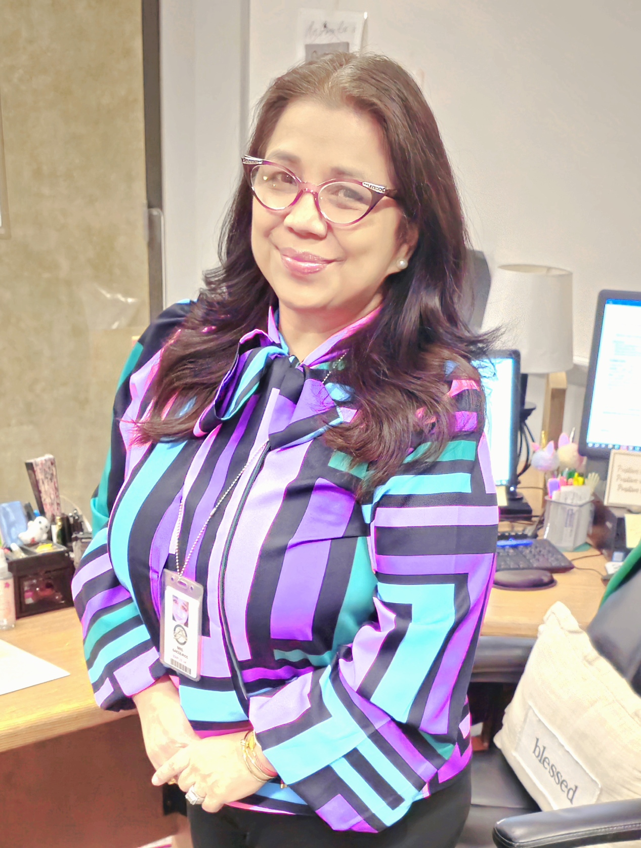 AP Secretary Erlinda Garza-Rios