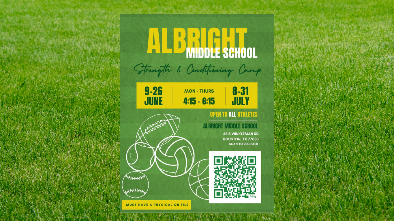 Albright Middl eSchool June 9-28 from 4:15p-6:15 p July 8th-31st  Monday-Thursday