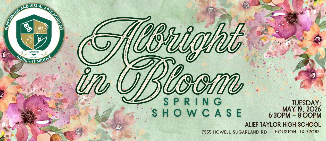 Albright in Bloom Spring Showcase