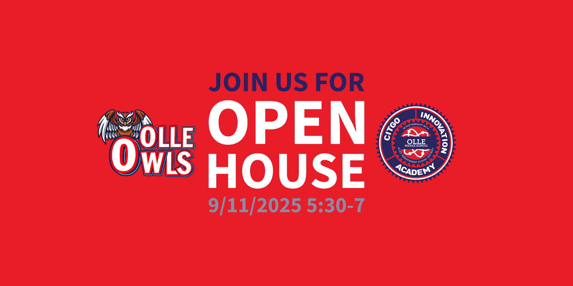 Join us for Open House 9/11/2025 | 5:30-7 PM