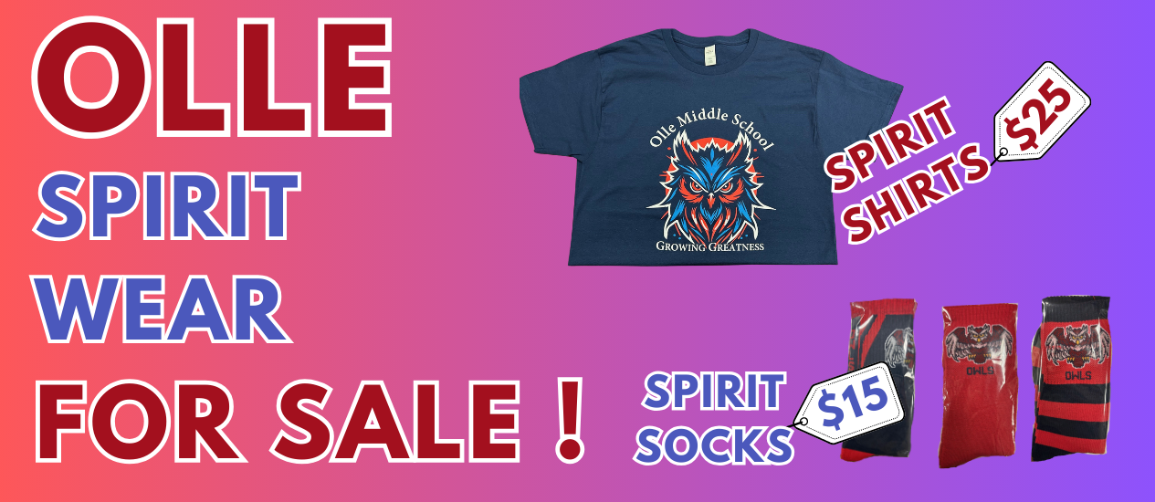 Olle Spirit Sale - Shirts $25, Socks $15