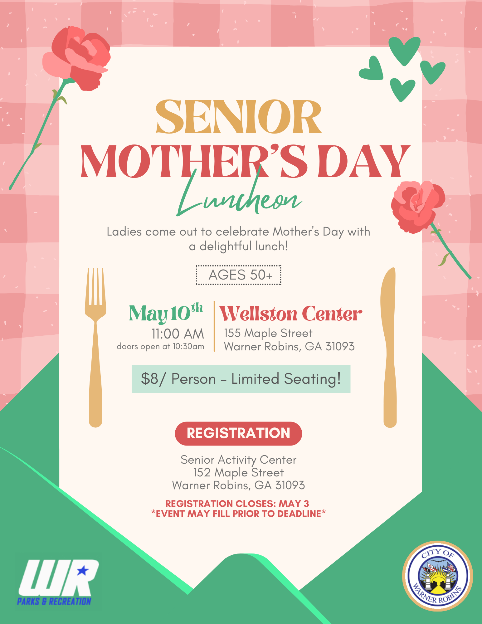 senior mother day luncheon