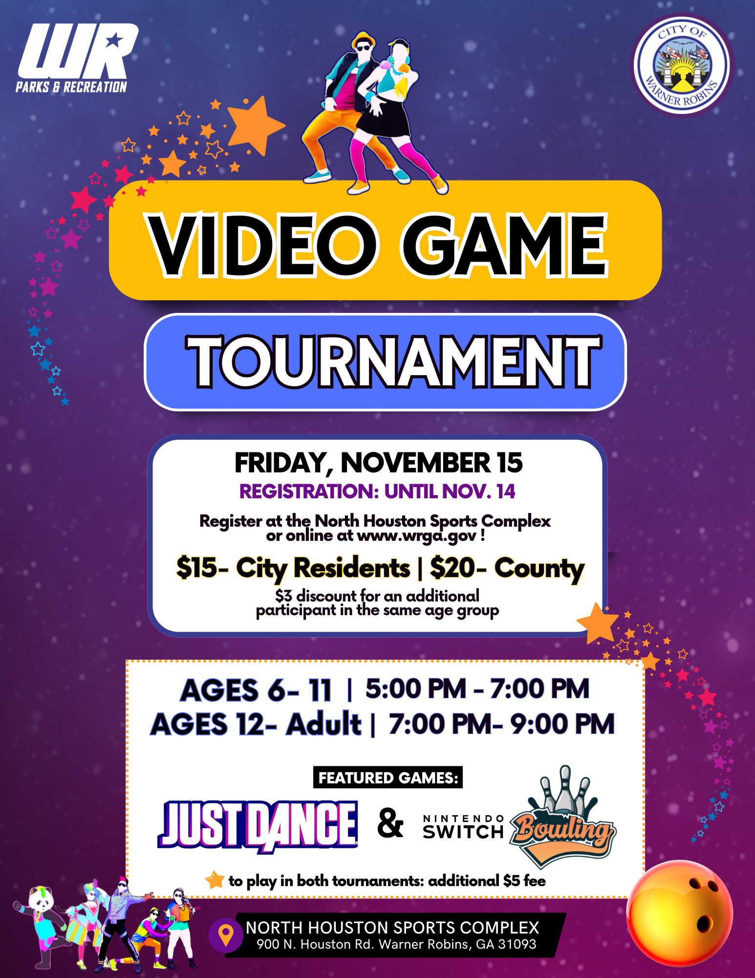 November Video Game Tournament