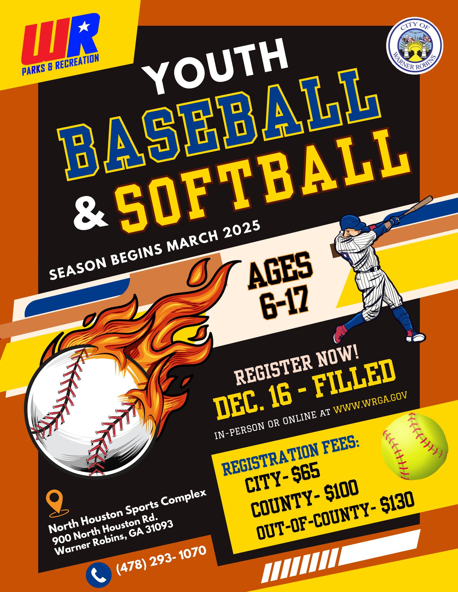 Youth Baseball and Softball