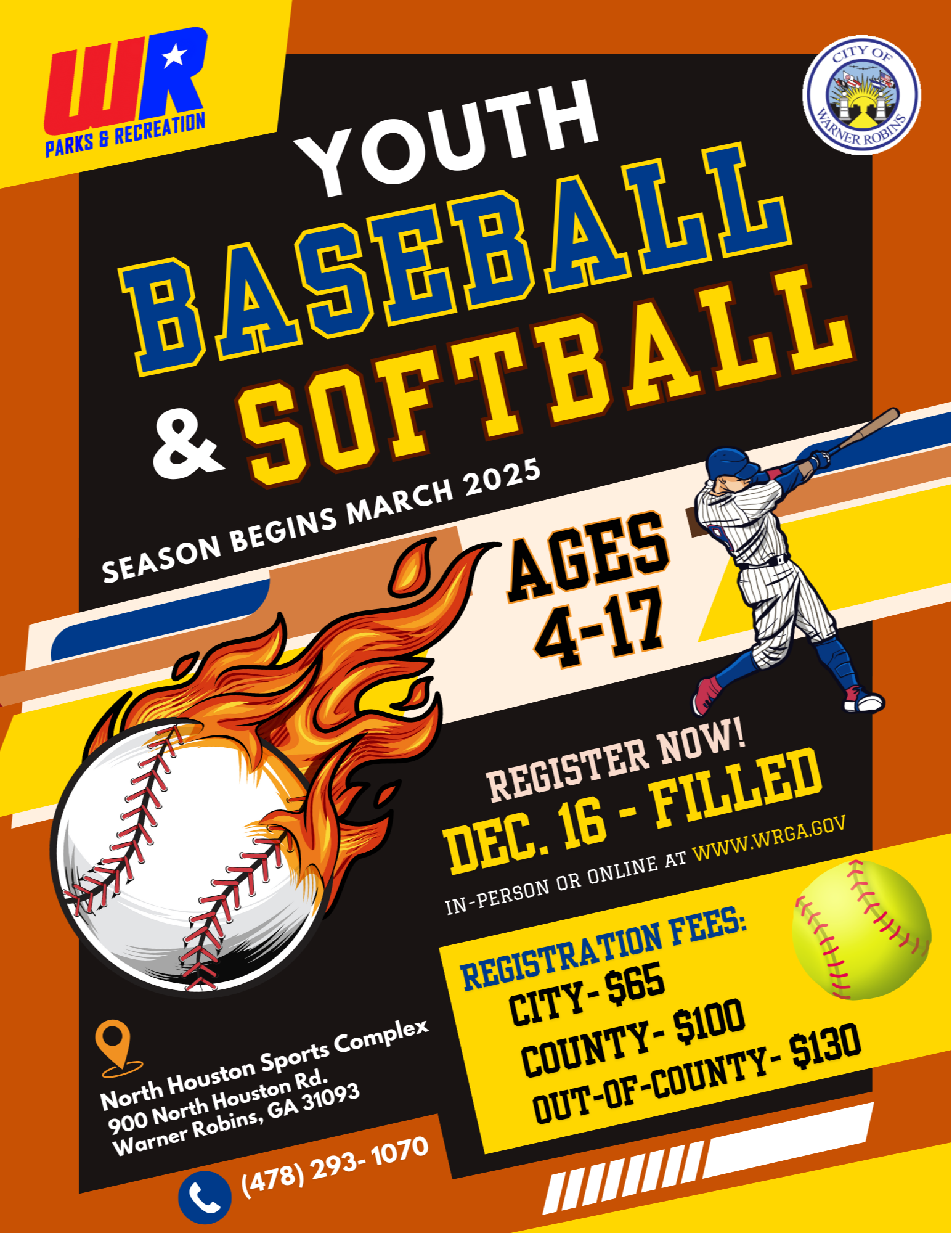 Youth Baseball and Softball