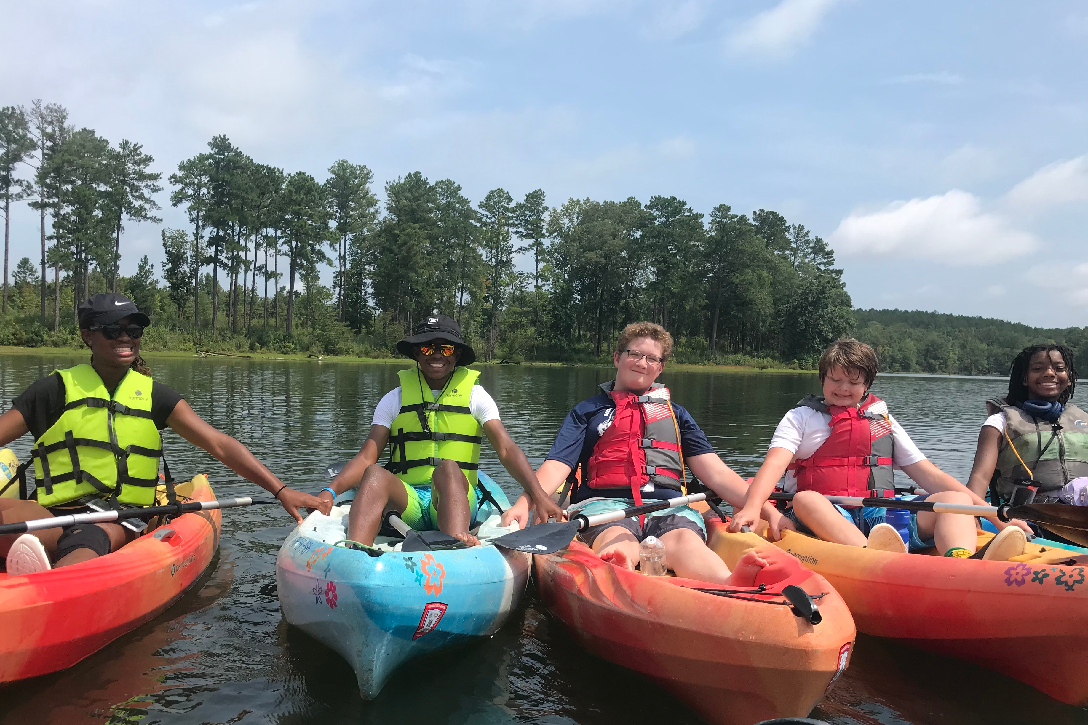 teen adventures kayaking trip