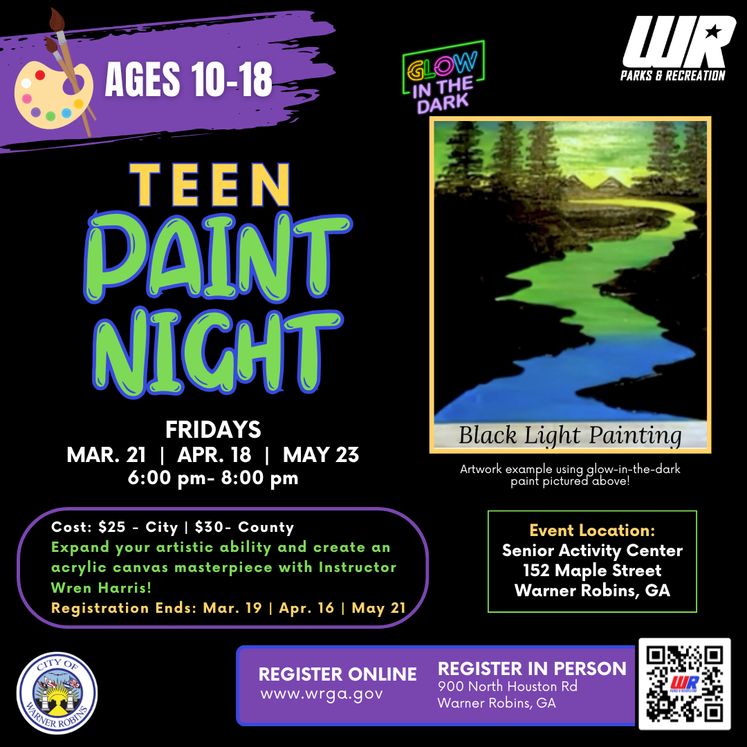 paint night for teens