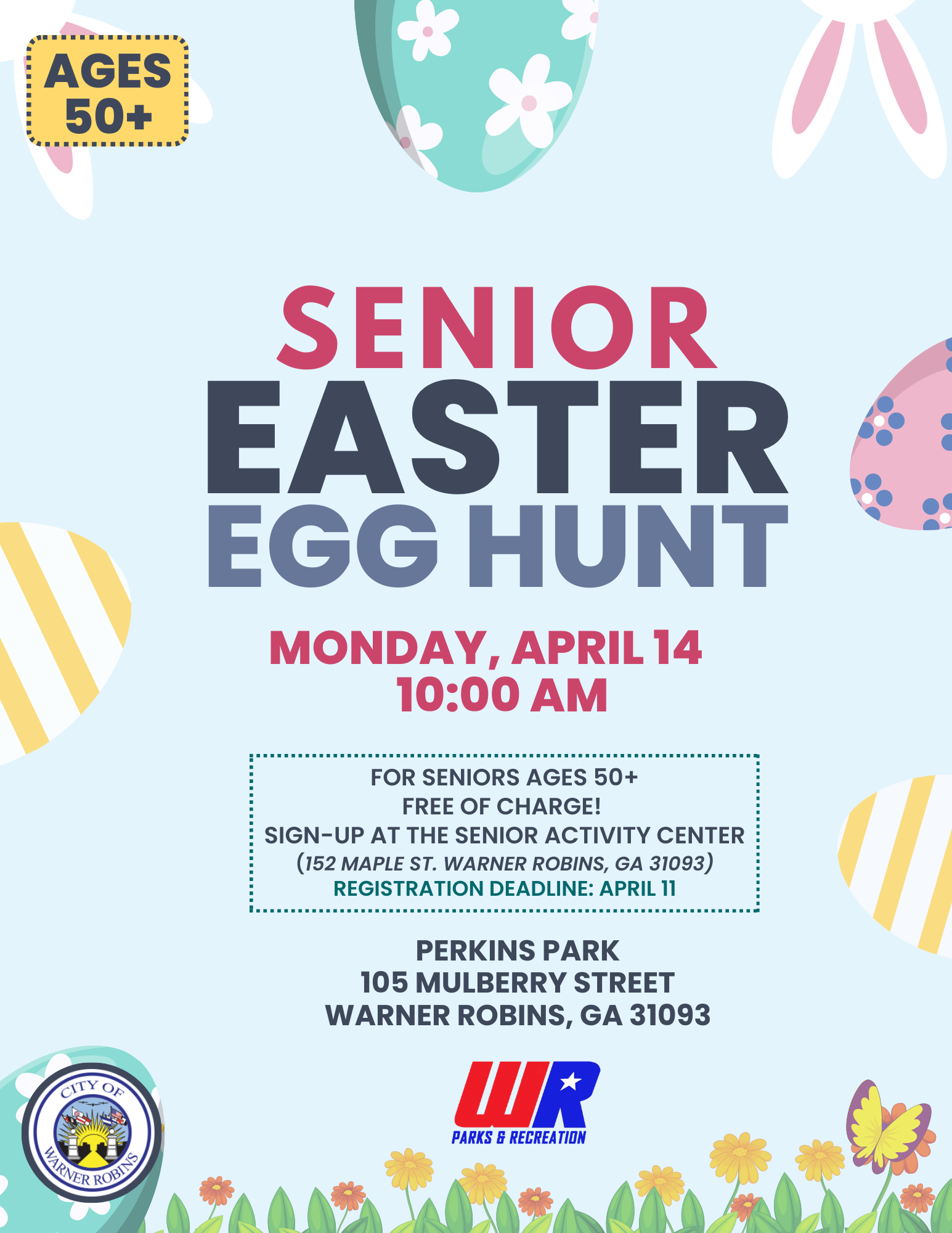 senior easter egg hunt