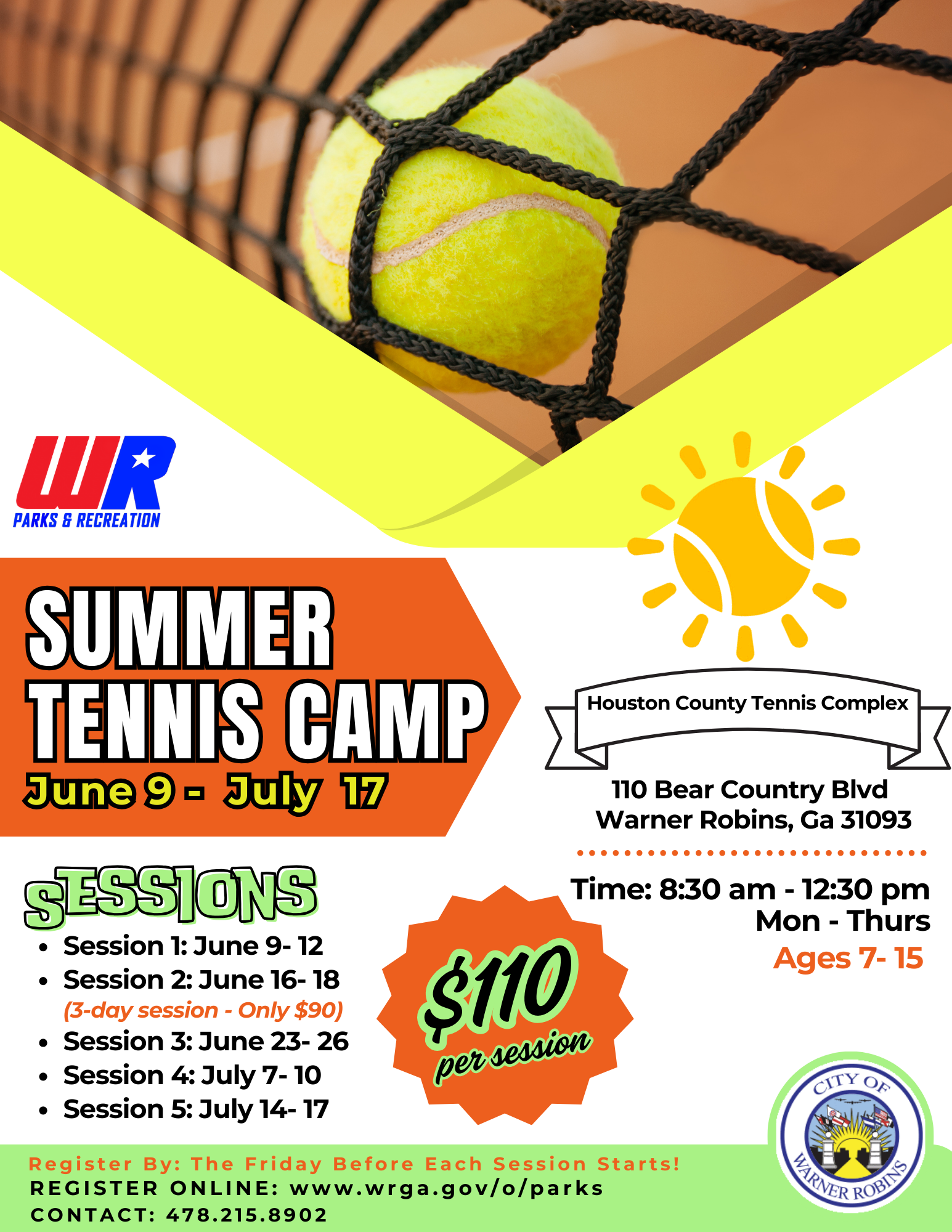 summer tennis camp