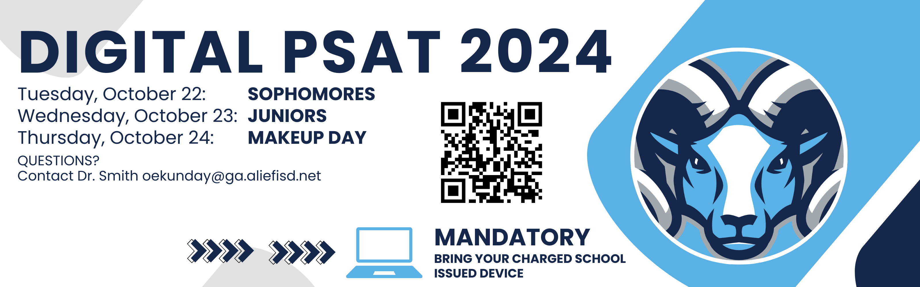 Digital PSAT 2024 Flyer