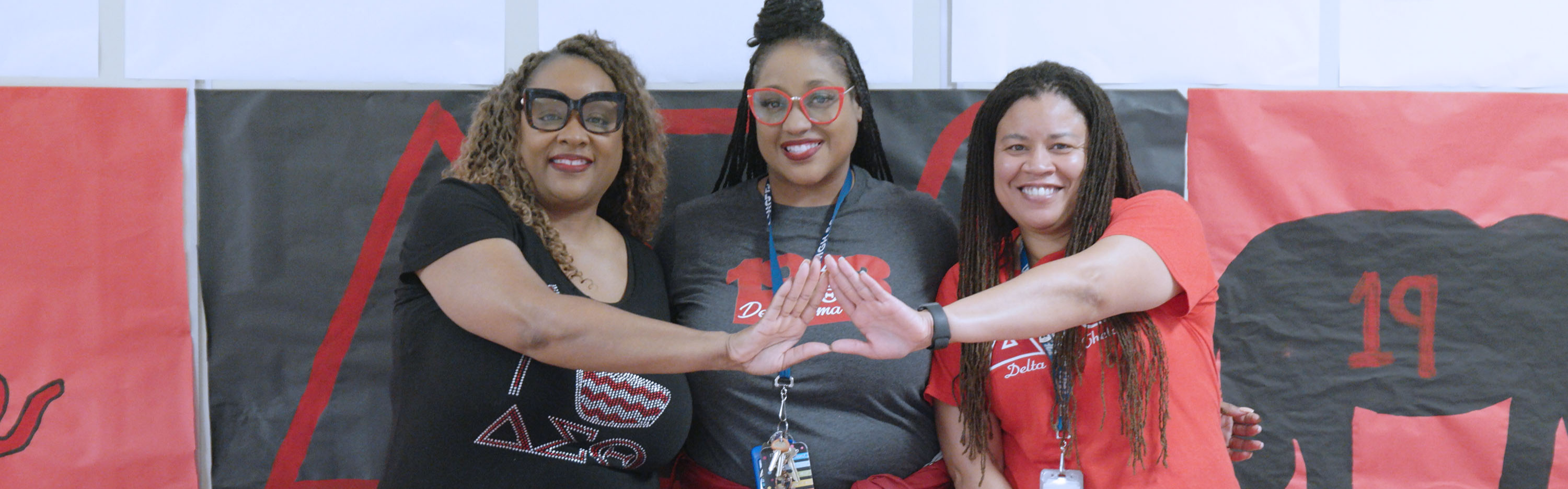 Elsik North Cafeteria Sorority Table